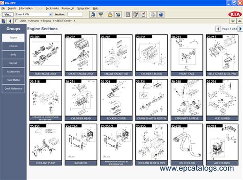 Parts catalogues .
